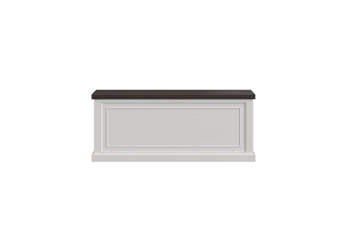 Soren Twin Lift Top Coffee Table with Convertible Bed Functionality in White and Brown