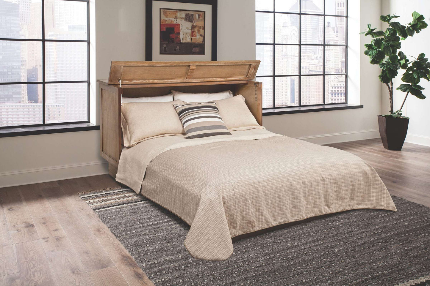 Essex Queen Murphy Cabinet Bed