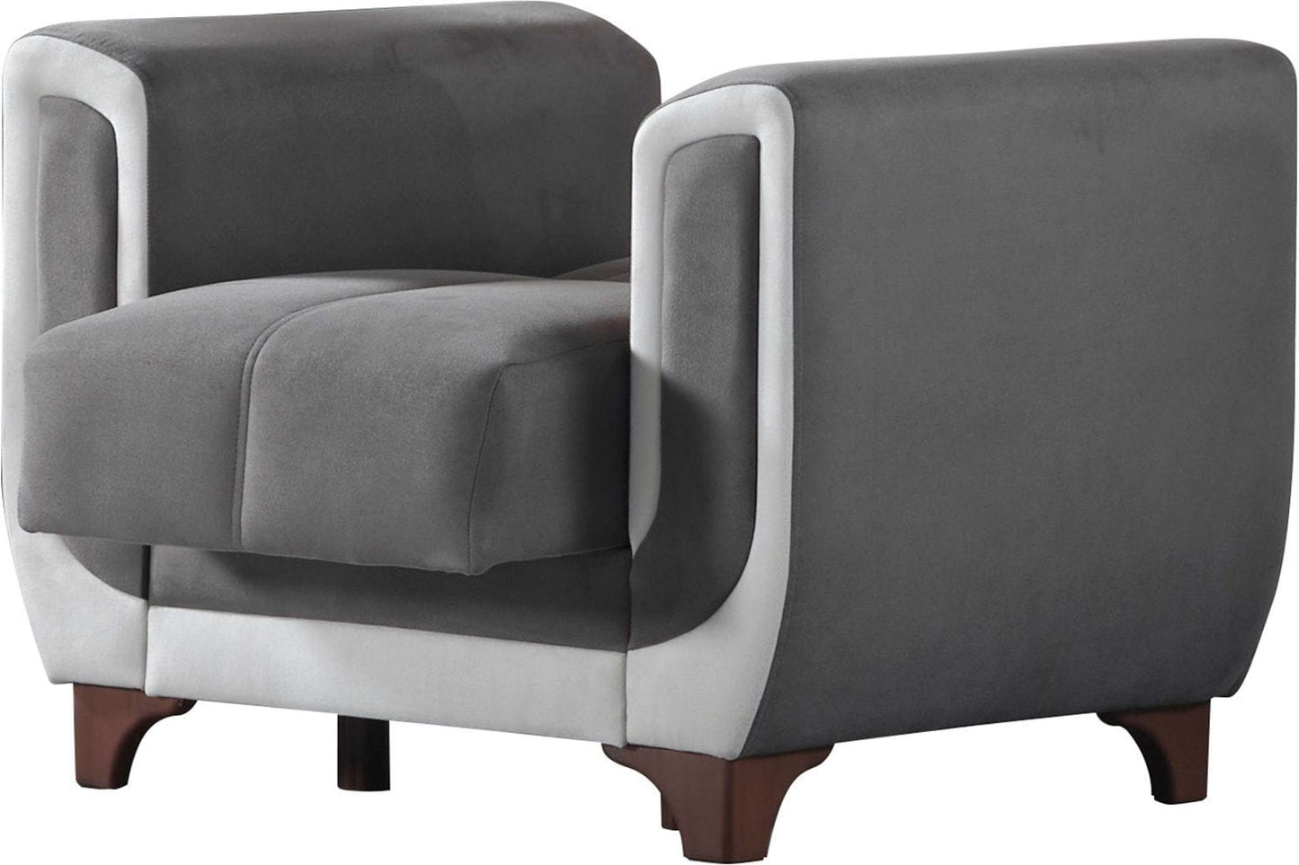 Berre Gray Living Room Armchair by Furnia Furniture