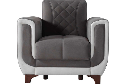 Berre Gray Living Room Armchair by Furnia Furniture