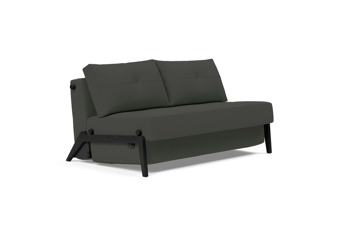 Flip Sofa Bed Large (Full XL Sleeper) Black (Malmo 96)