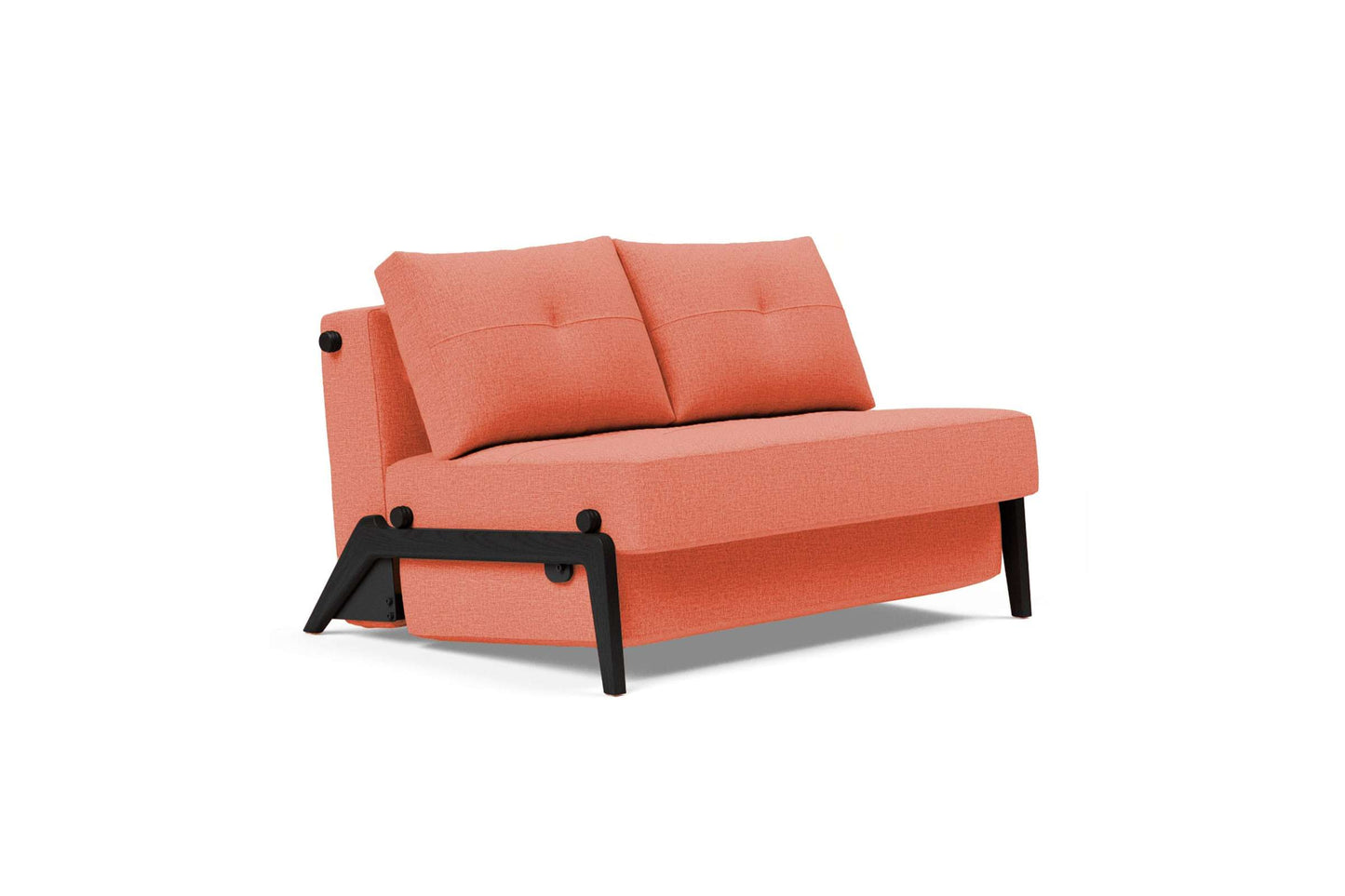 Flip Sofa Bed Medium Light Red