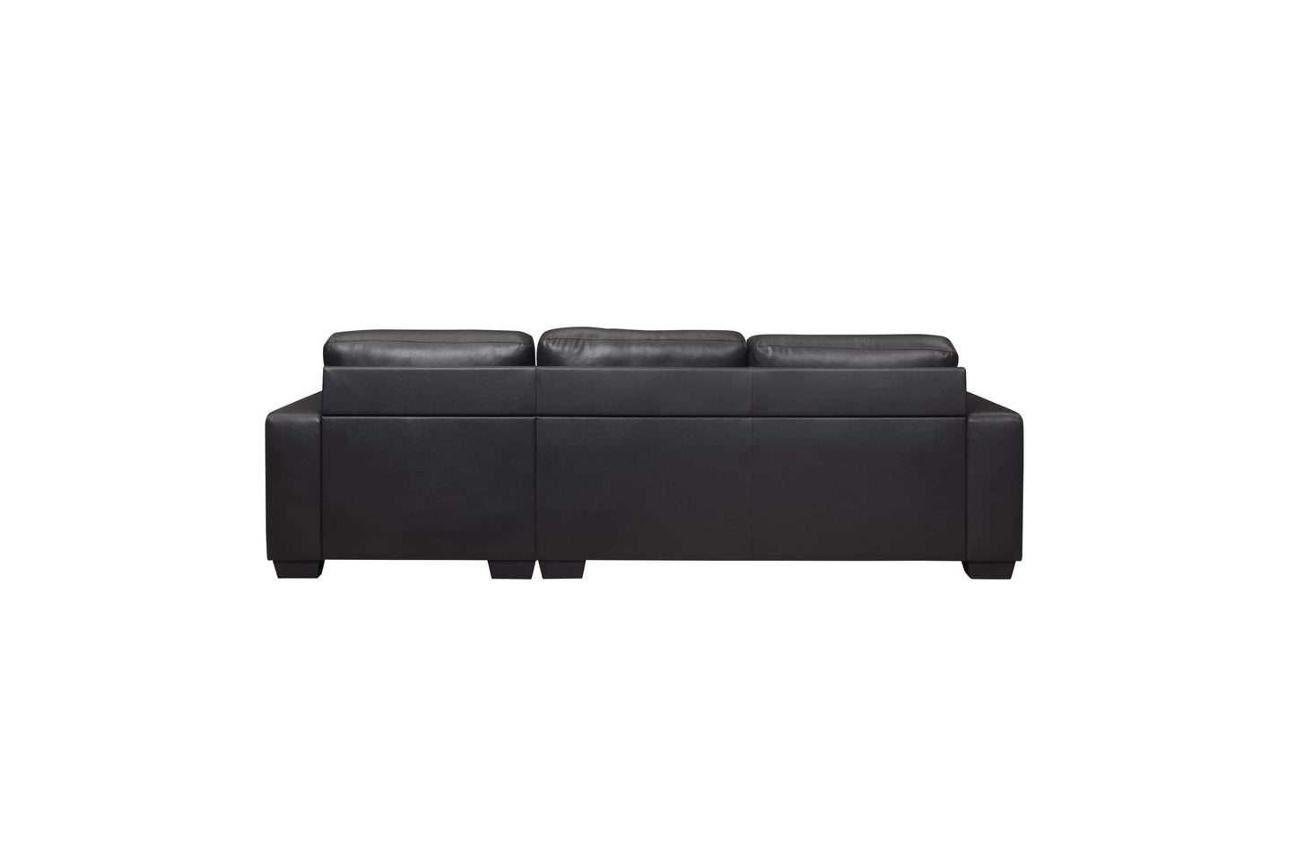 U821 Dark Grey PVC Sectional Sofa by Global Furniture