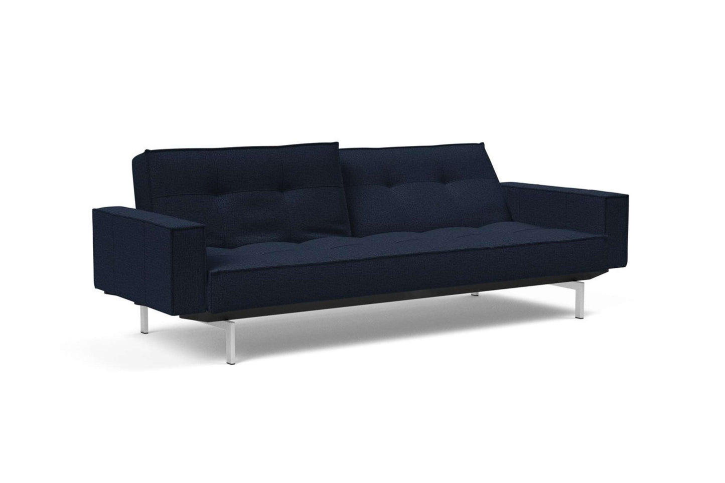 Splitback Sofa Bed w/Arms Mixed Dance Blue