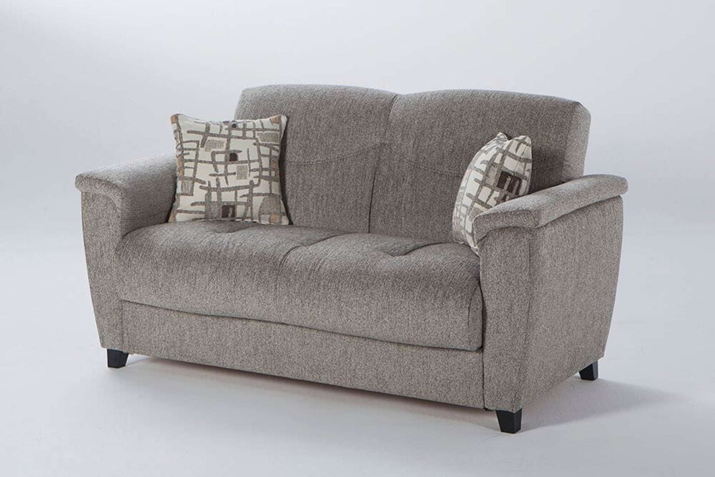 Aspen Aristo Light Brown Loveseat by Bellona - Convertible Sofa Bed
