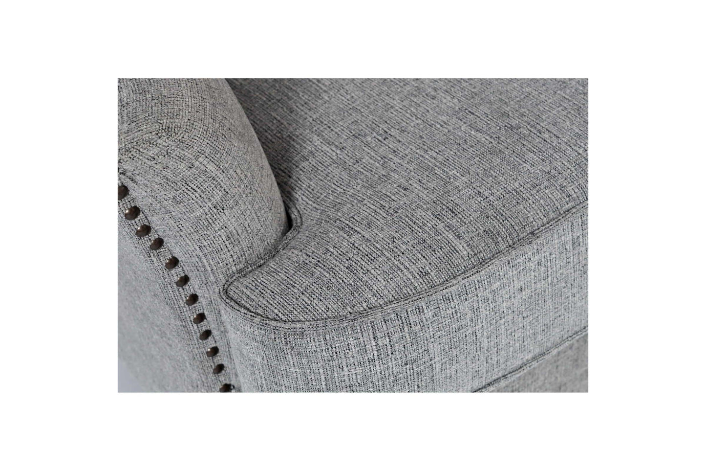 Jofran Accent Bryson Grey Accent Chair - Sophisticated Tufted Fabric Seating
