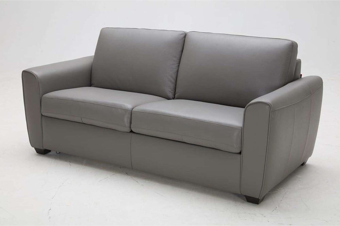 Premium Leather Gray Sofa Sleeper