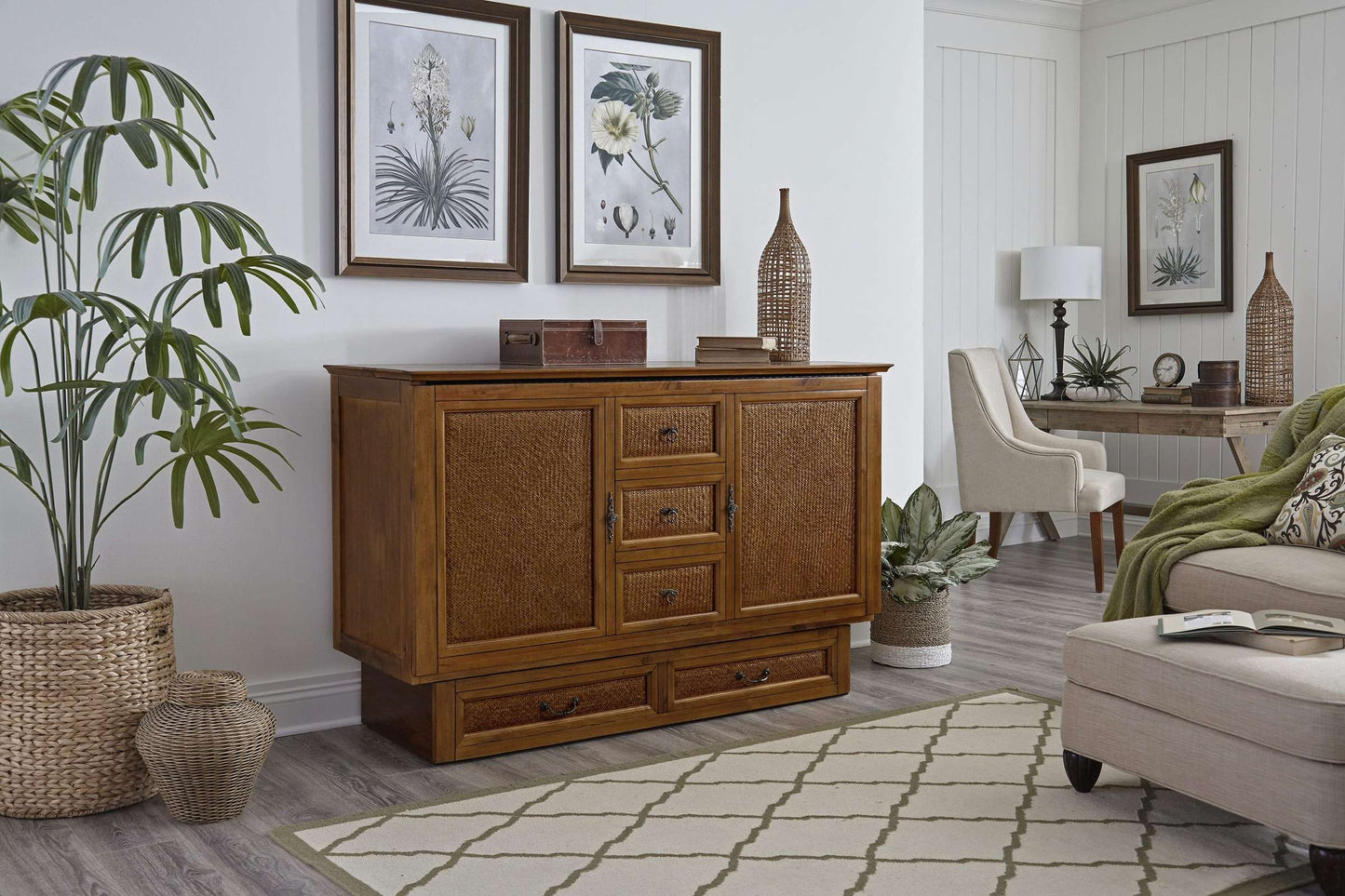 Queen Murphy Cabinet Bed