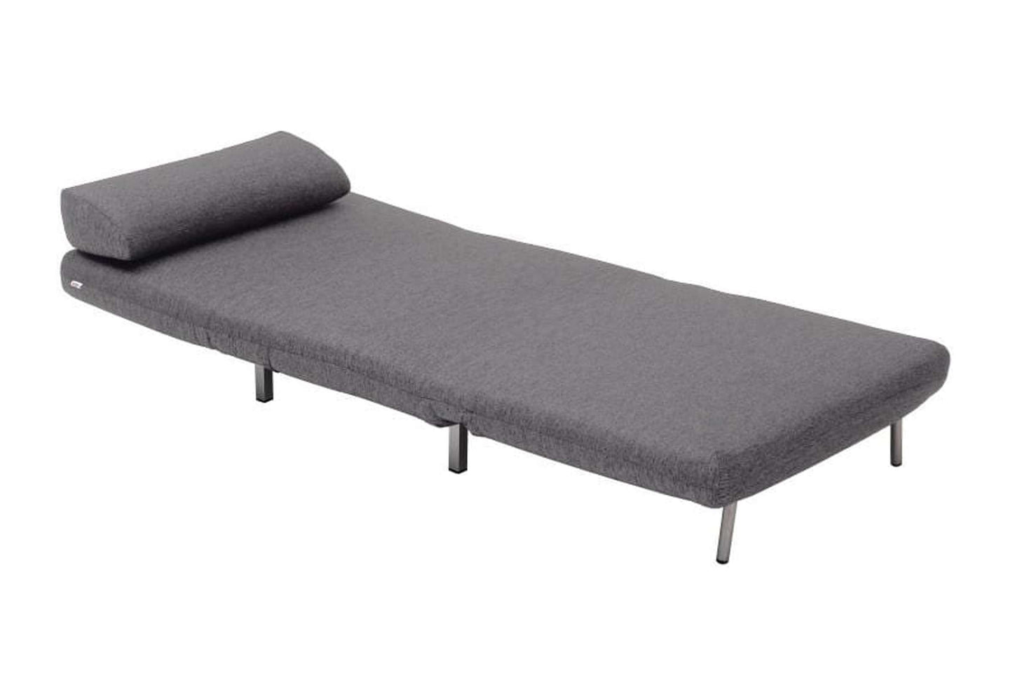Convertible Fabric Chair Bed in Red