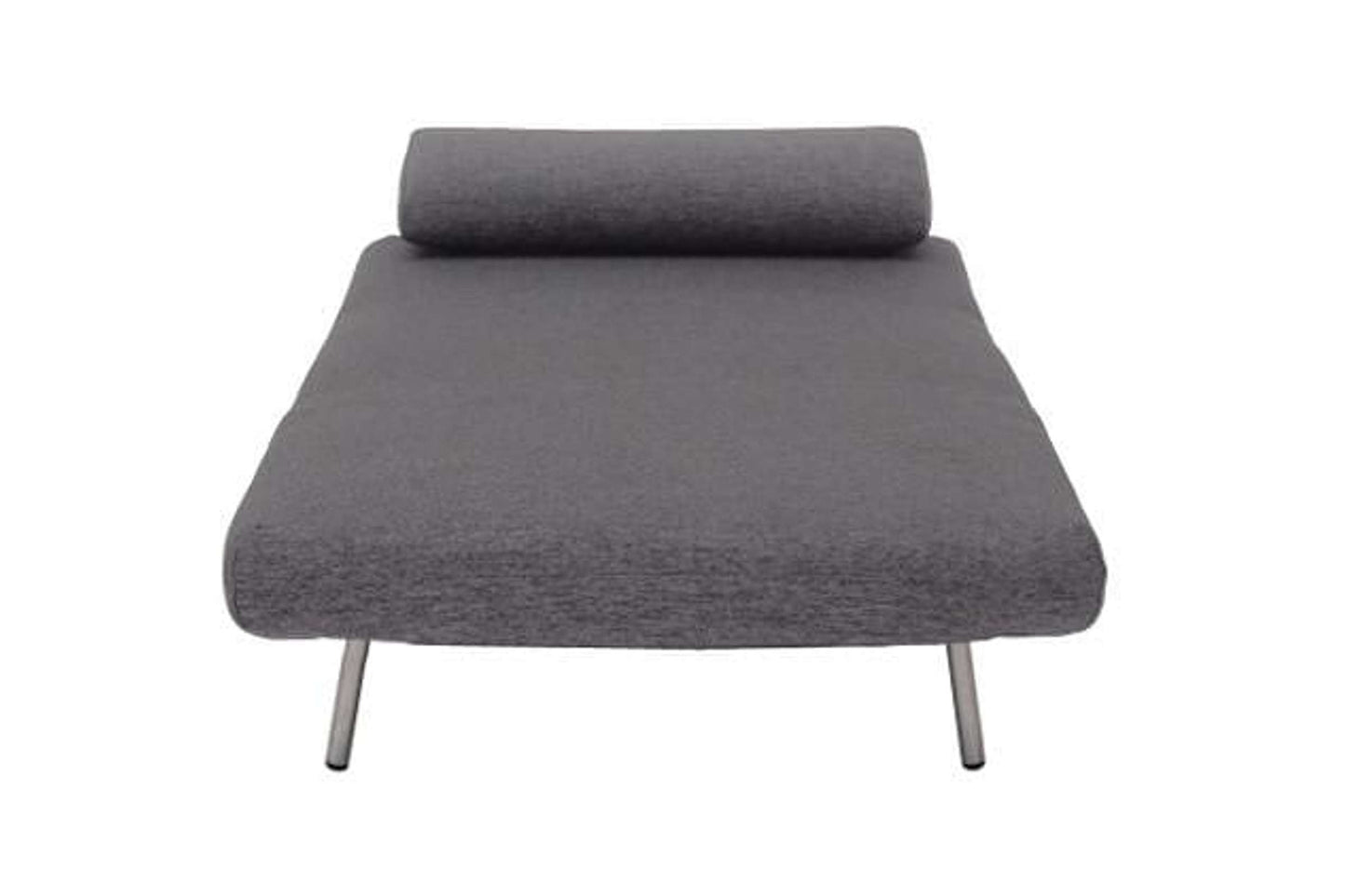Convertible Fabric Chair Bed in Red