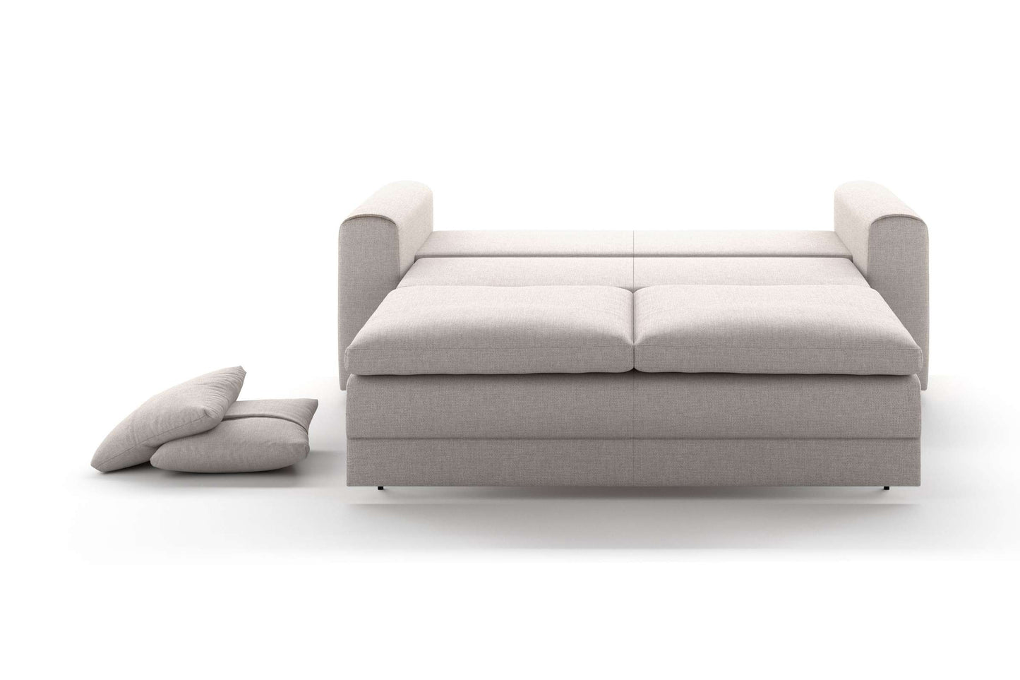 Cove Queen Size Loveseat Sleeper - Oasis 01 - 124/4 Walnut