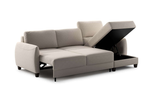 Full XL Sectional (Reversible Chaise + Loveseat Sleeper) Cloud 02