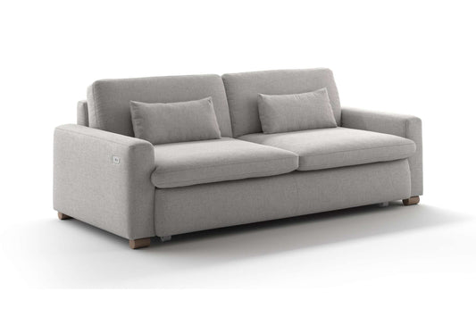 Full Sofa Power Sleeper - Oasis 15 - Walnut Leg