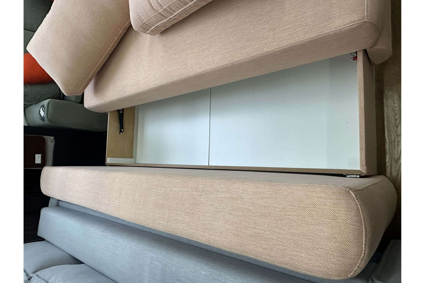 Lagoon Sofa Bed Sleeper (Queen Size) Salmon