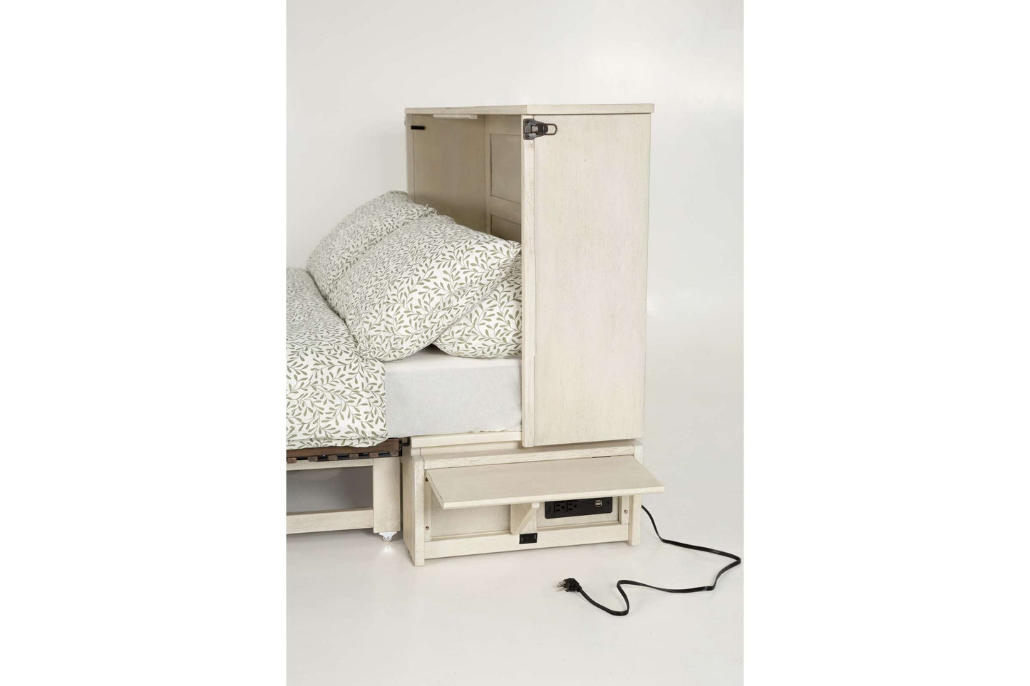 Provence/Normandy Queen Murphy Cabinet Bed