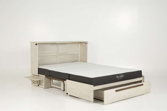 Provence/Normandy Queen Murphy Cabinet Bed