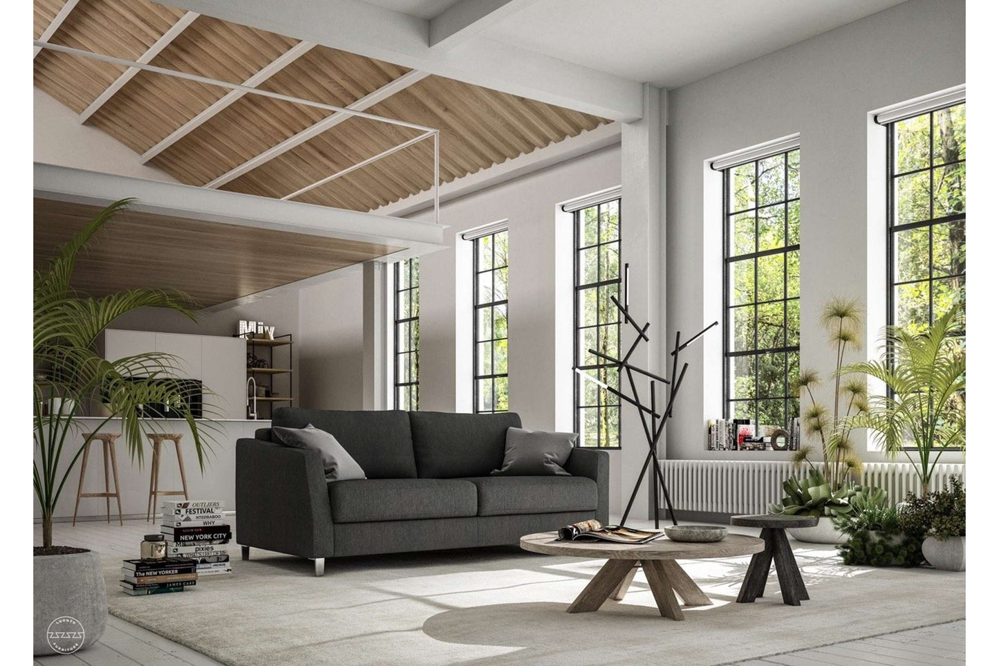 Monika Loveseat Sleeper (Queen Size)