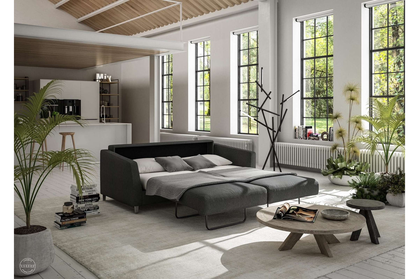 Monika Loveseat Sleeper (Queen Size)