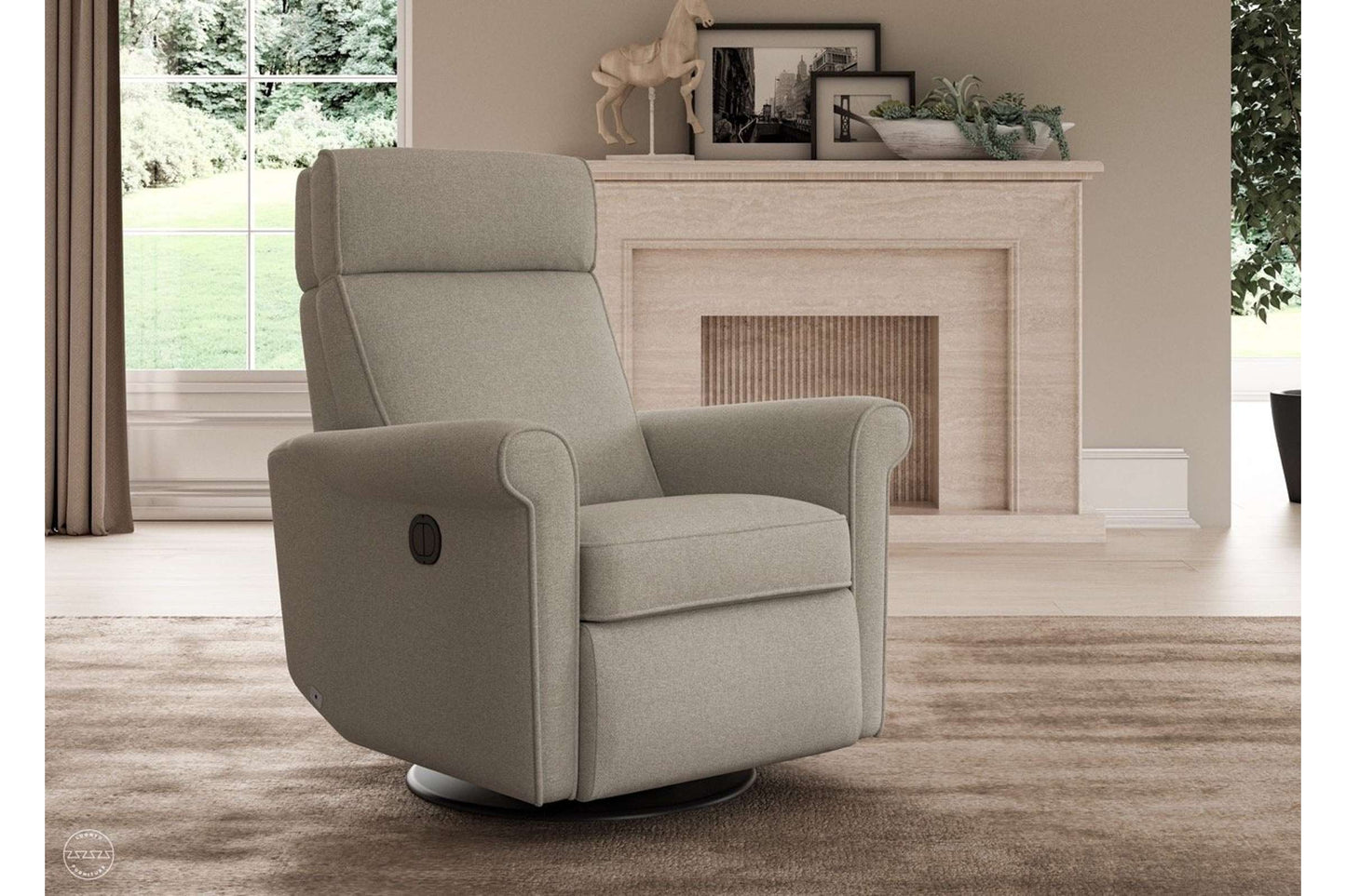 Rolled Recliner Chair 01