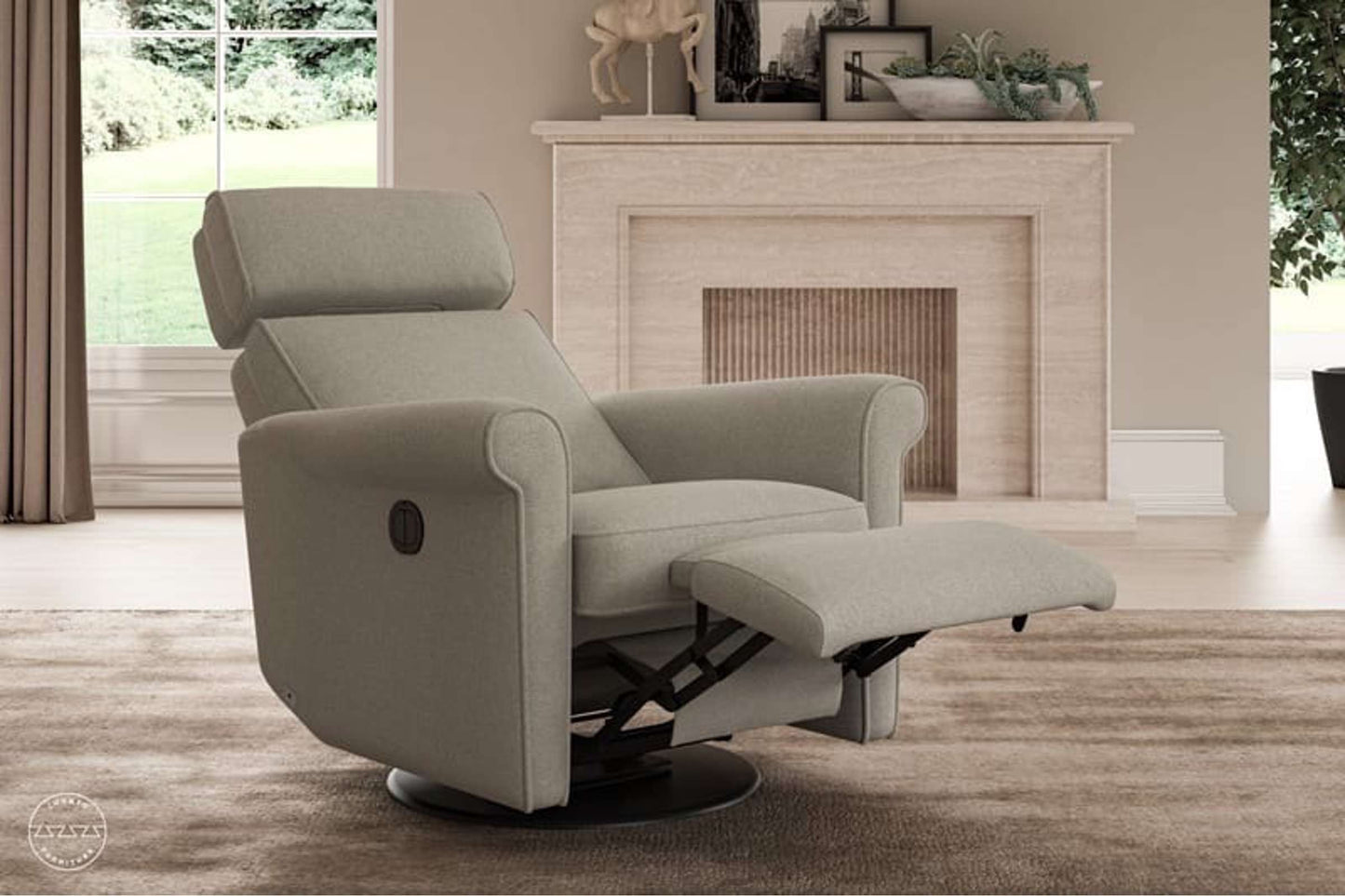 Rolled Recliner Chair 01