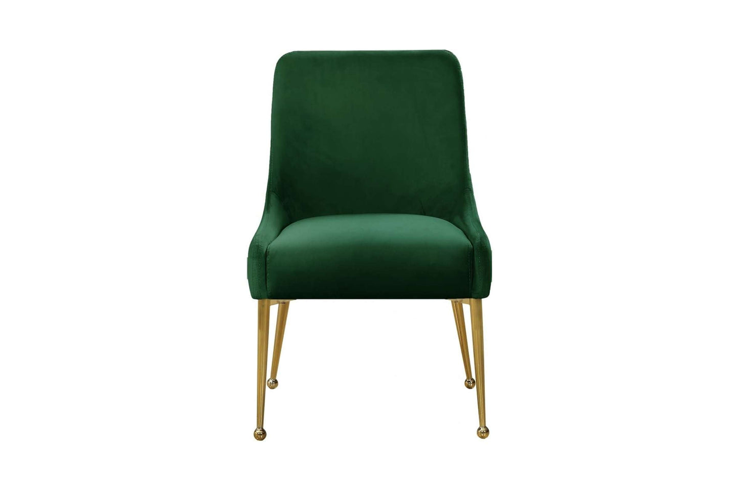 Owen Green Velvet Dining Chairs (Set of 2) - Modern Contemporary Style