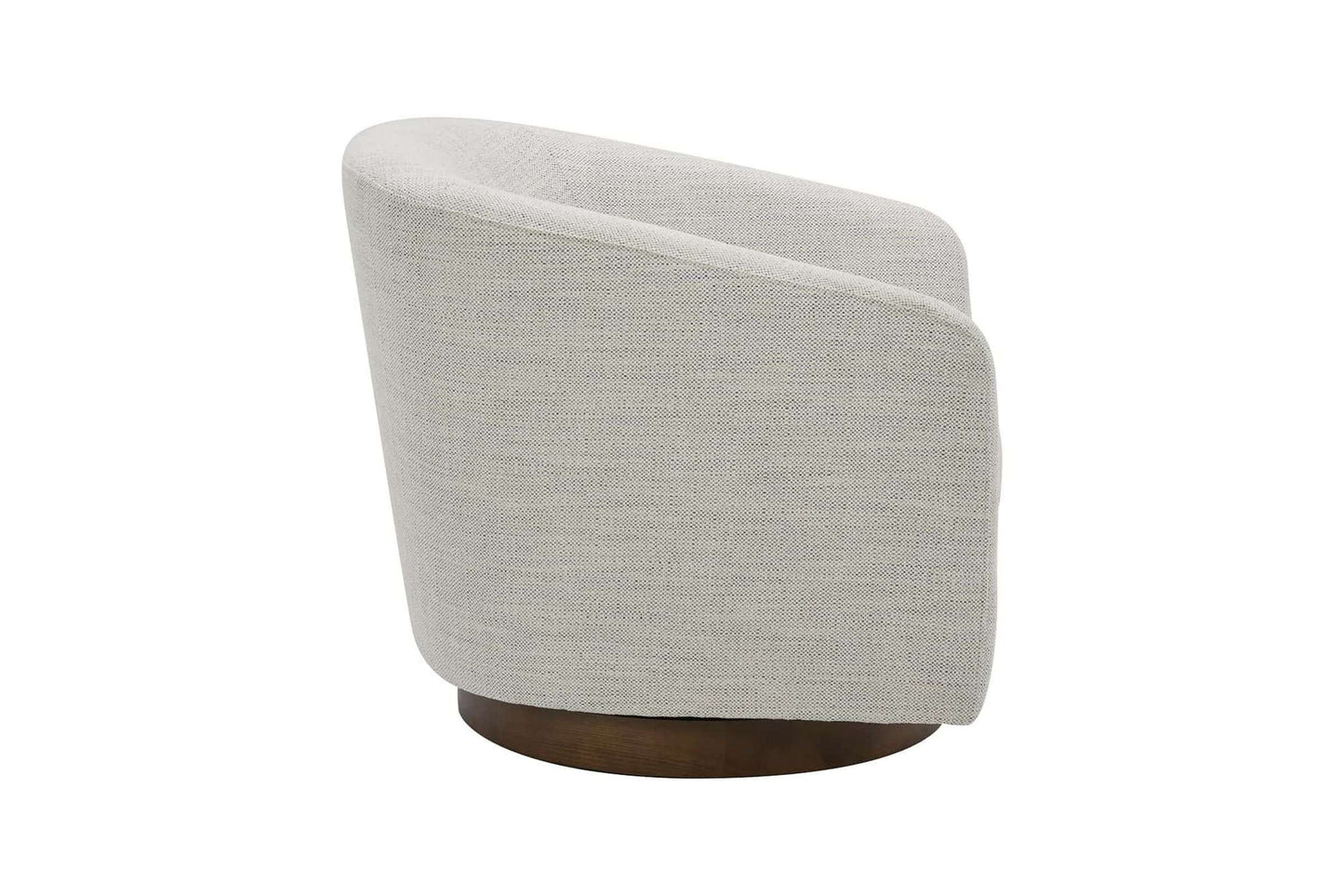 Oscy Splashed White Swivel Accent Chair by Moe's Home Collection