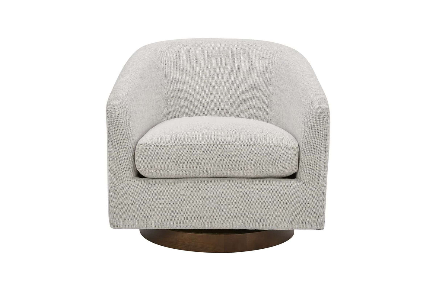 Oscy Splashed White Swivel Accent Chair by Moe's Home Collection