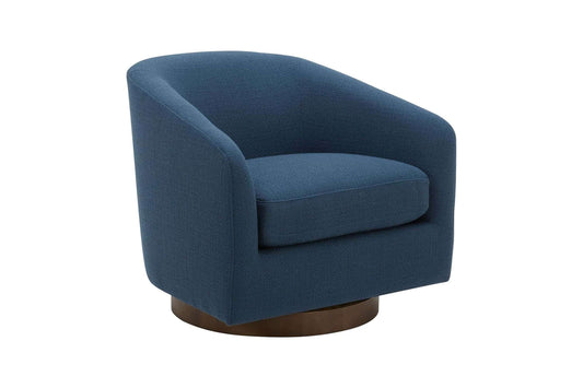 Oscy Dark Atlantic Swivel Chair by Moe's Home Collection - Cozy & Chic Accent Seating
