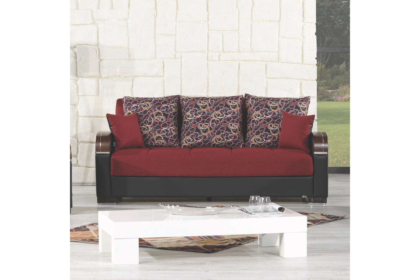 Red Sofa Bed