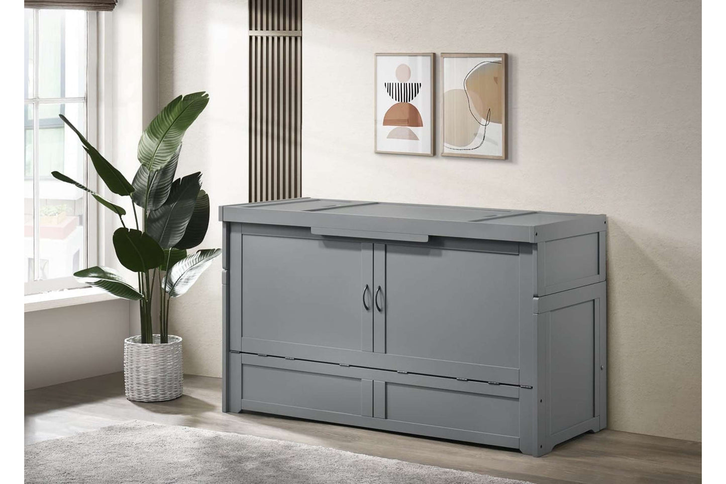 Cube Queen Murphy Cabinet Bed