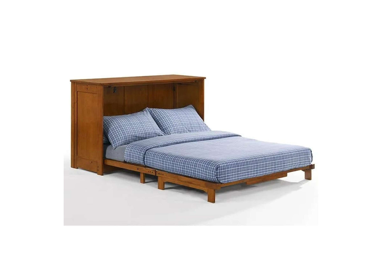 Orion Cherry Full Murphy Cabinet Bed