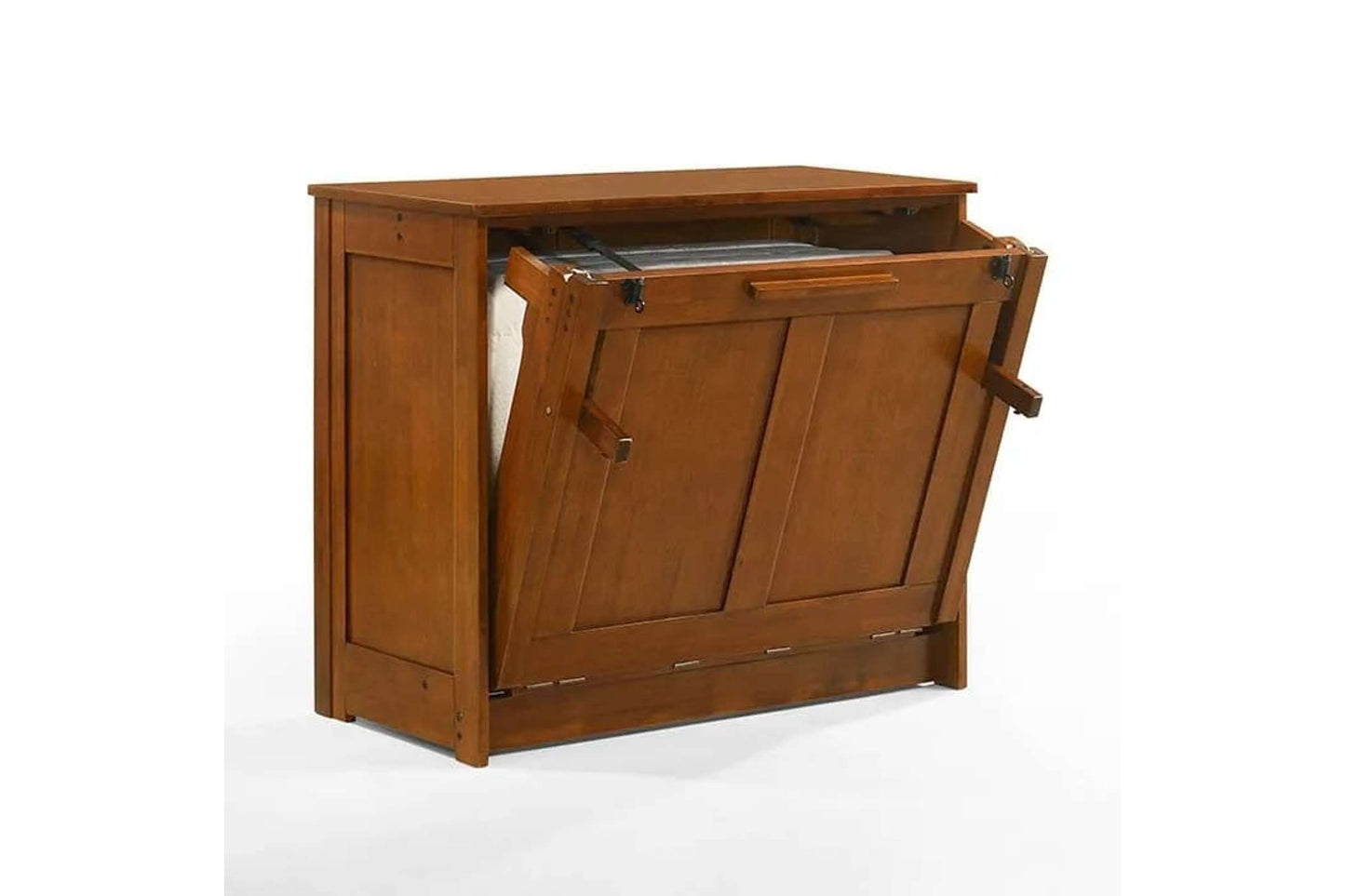 Orion Cherry Full Murphy Cabinet Bed