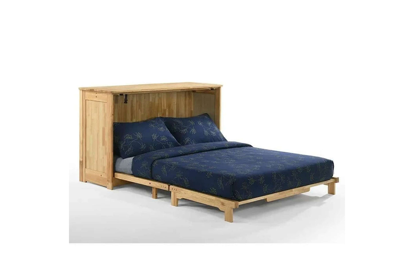 Natural Full Murphy Cabinet Bed