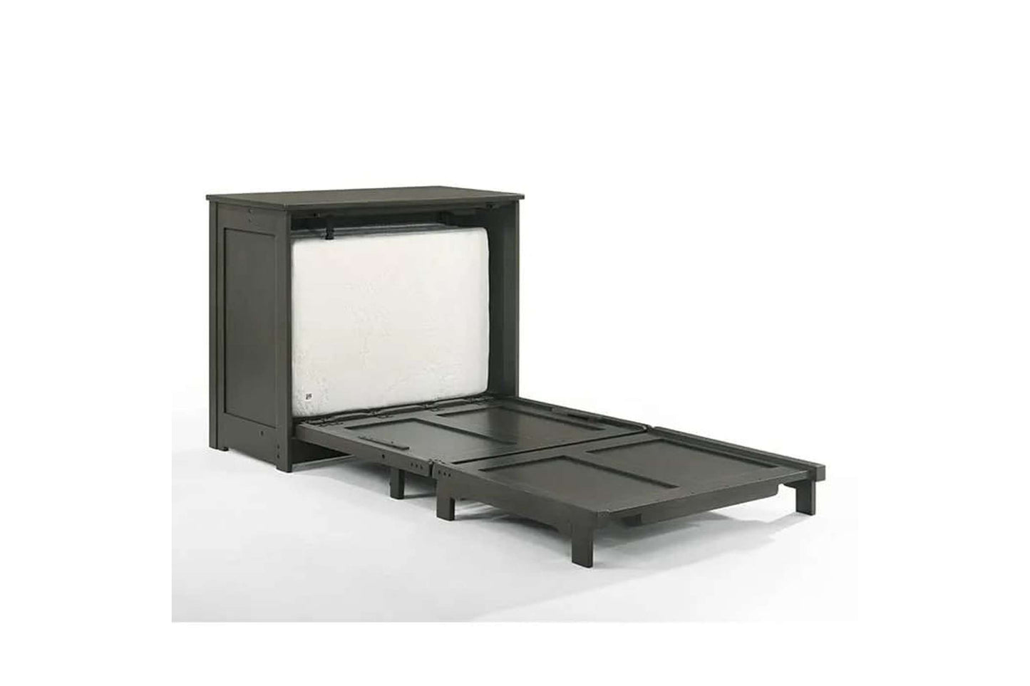 Orion Stonewash Full Murphy Cabinet Bed