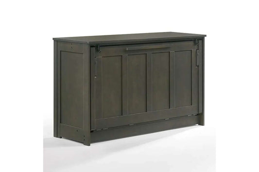 Orion Stonewash Full Murphy Cabinet Bed