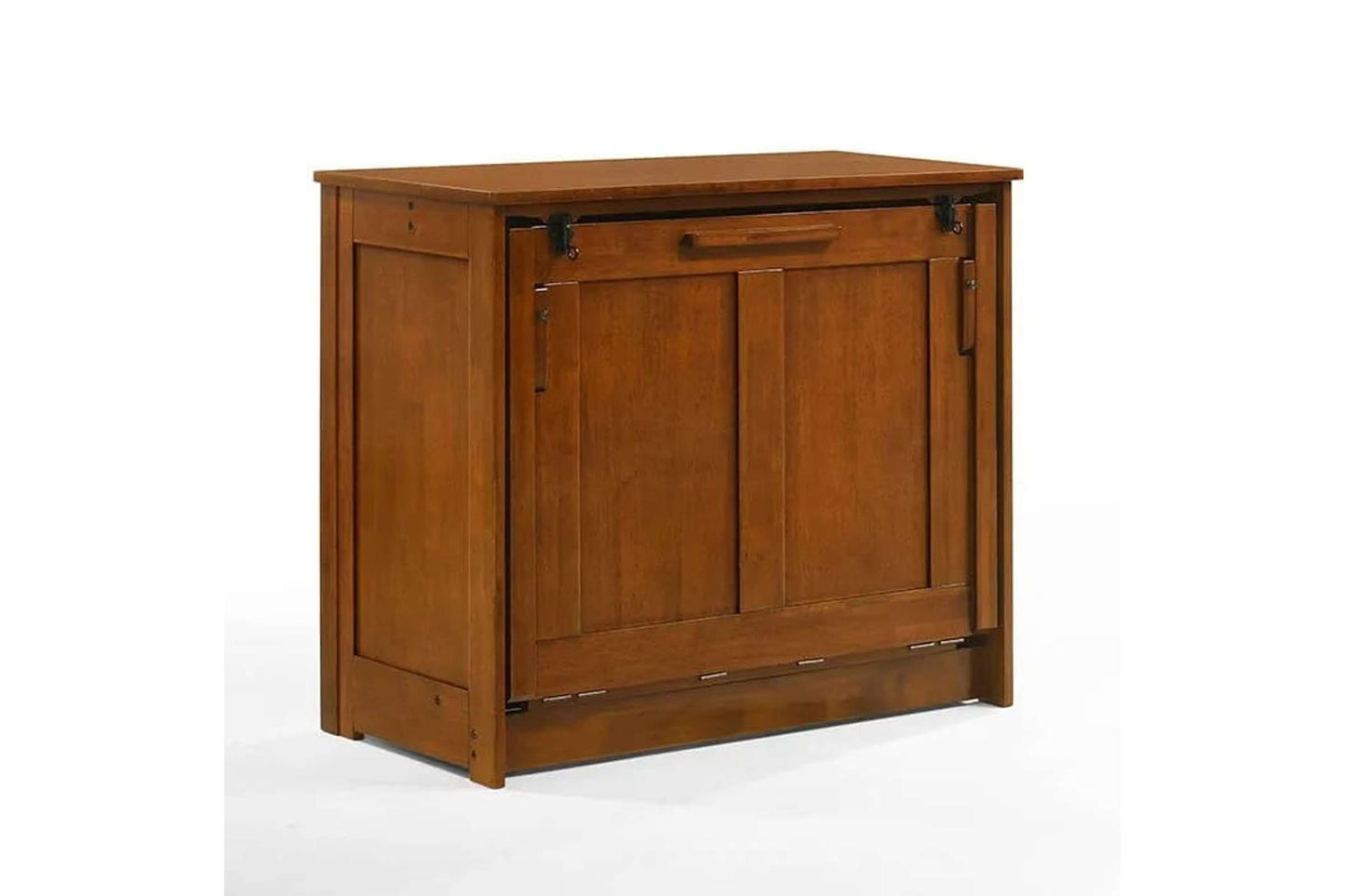 Orion Cherry Twin Murphy Cabinet Bed