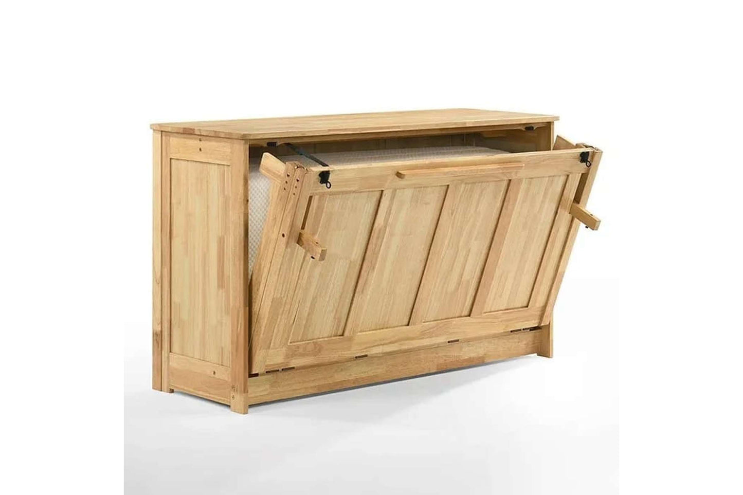 Orion Natural Twin Murphy Cabinet Bed