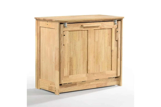 Orion Natural Twin Murphy Cabinet Bed