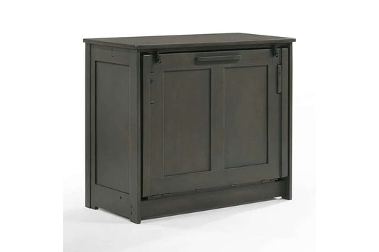 Orion Stonewash Twin Murphy Cabinet Bed