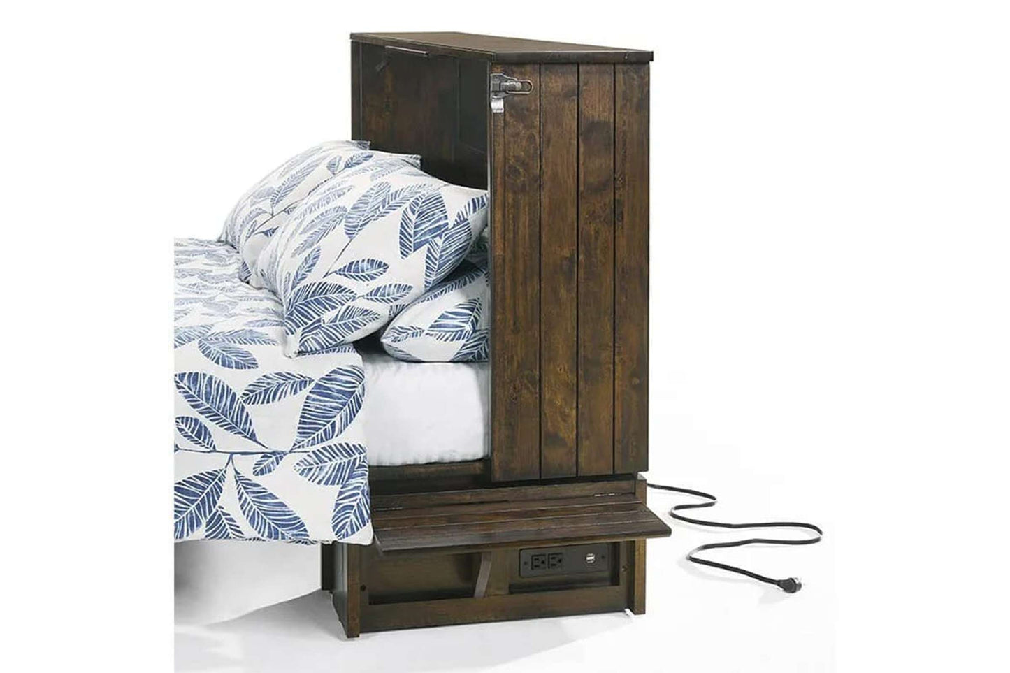 Ranchero Murphy Cabinet Bed Queen Wildwood Brown