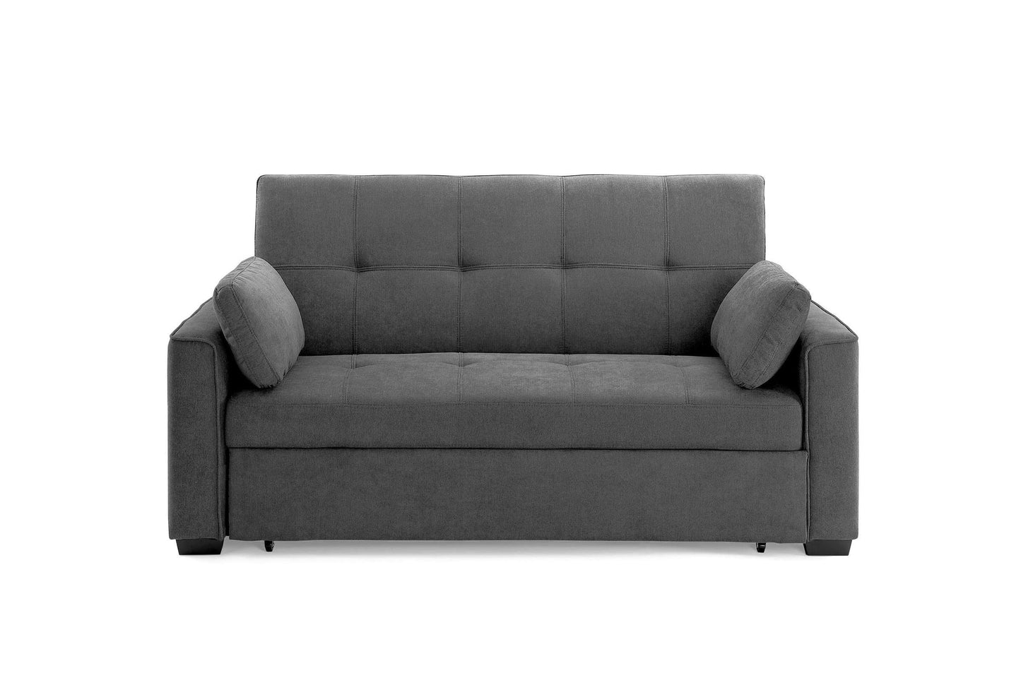 Nantucket Loveseat Sleeper Charcoal