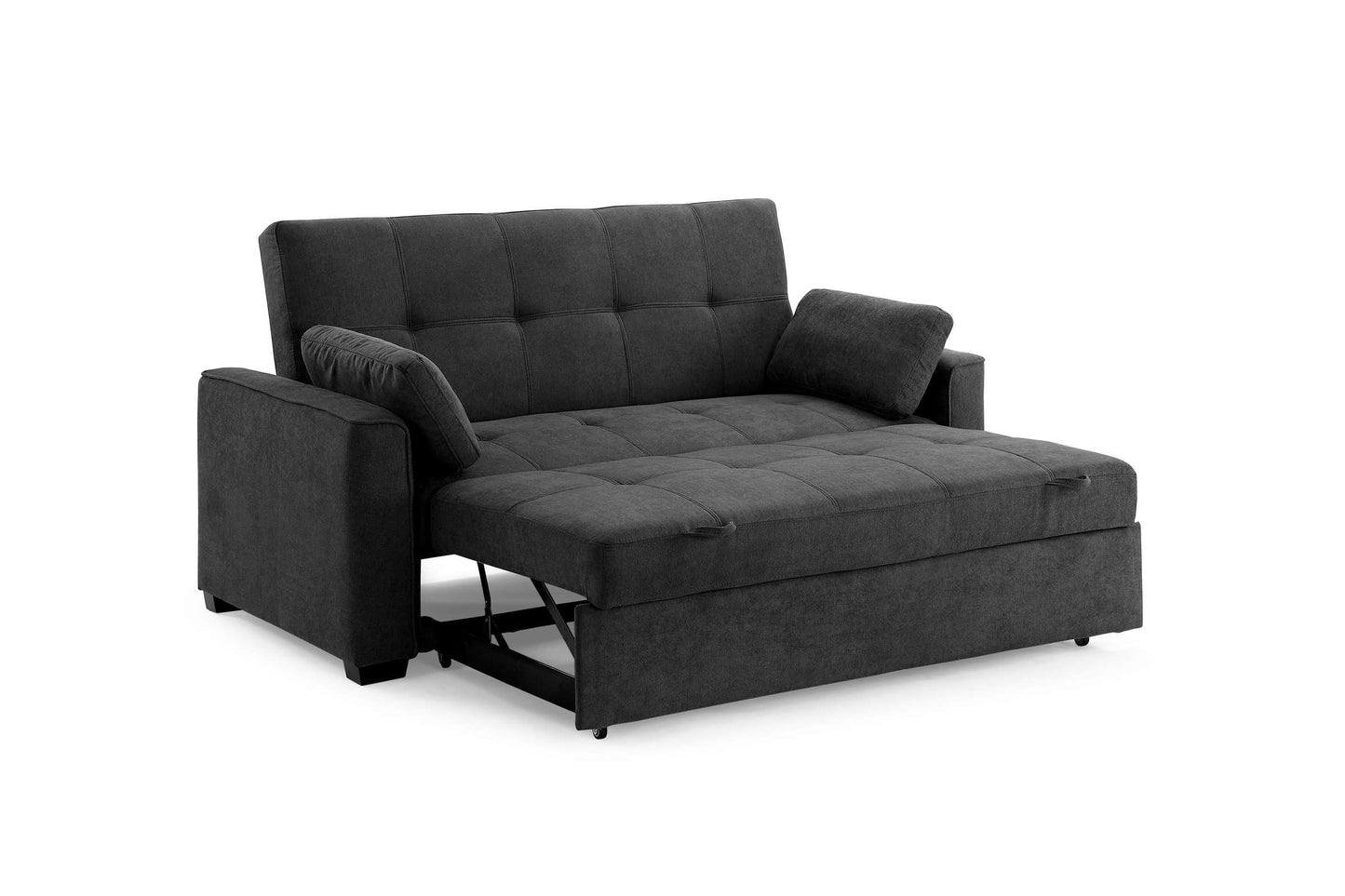 Nantucket Loveseat Sleeper Charcoal
