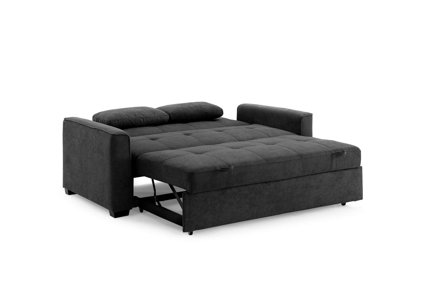 Nantucket Loveseat Sleeper Charcoal