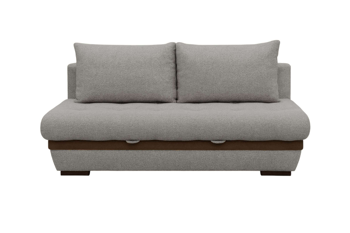 Neptune Sofa Bed Sleeper (Queen Size) in Medium Gray with Dark Accent