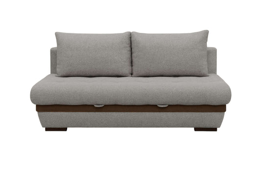 Neptune Sofa Bed Sleeper (Queen Size) in Medium Gray with Dark Accent