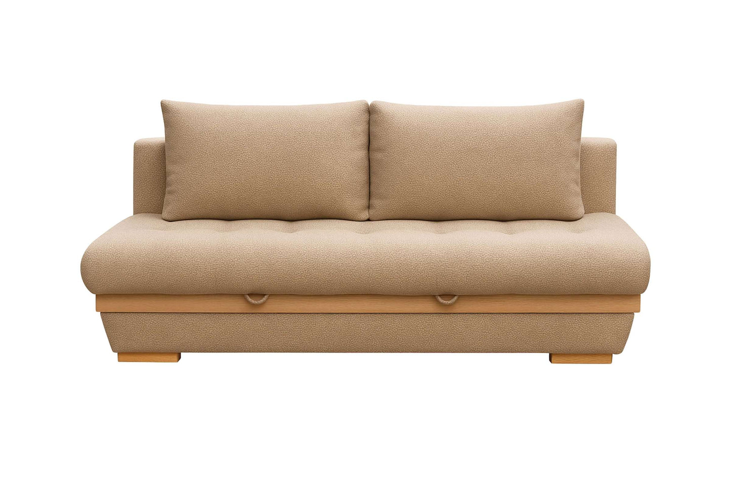 Neptune Sofa Bed Sleeper (Queen Size) Beige w/Light Accent