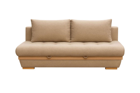 Neptune Sofa Bed Sleeper (Queen Size) Beige w/Light Accent
