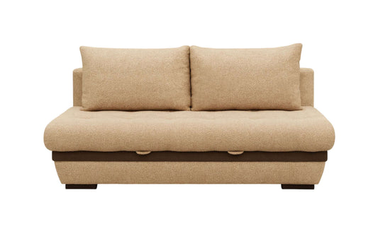 Neptune Sofa Bed Sleeper (Queen Size) Beige w/Dark Accent