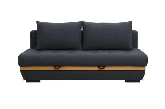 Neptune Sofa Bed Sleeper (Queen Size) Gray w/Light Accent