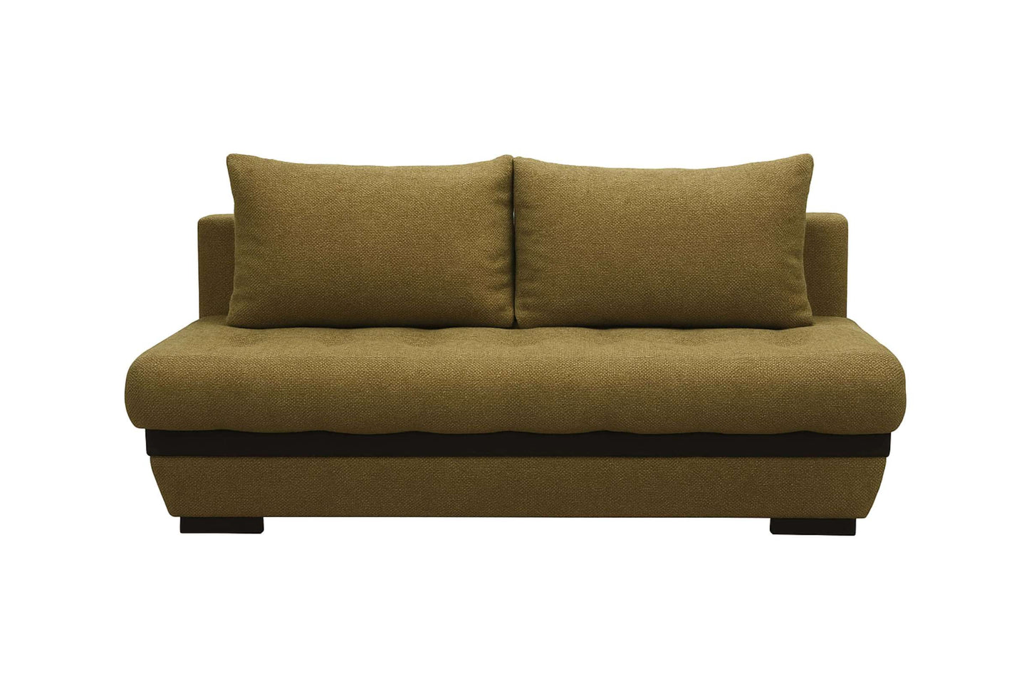 Neptune Sofa Bed Sleeper (Queen Size) Olive w/Dark Accent